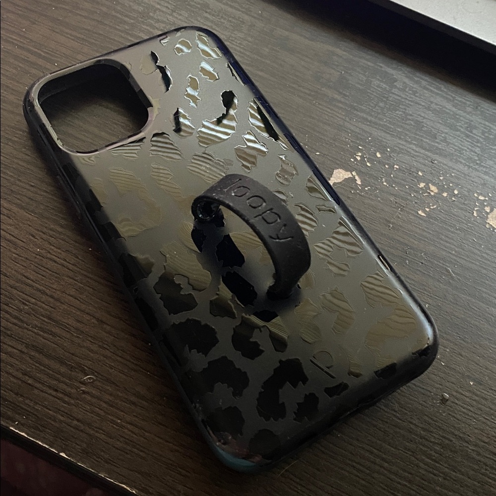 iPhone 11 Pro Midnight Leopard Only Matte & Gloss Edition Loopy Case